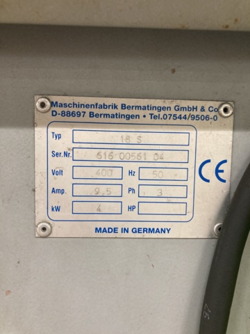 1100372-8 Compactor DIXI 18S