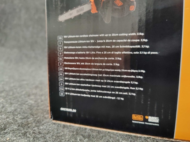 1088215-4 Chainsaw Black & Decker GKC1825L20-QW 18V