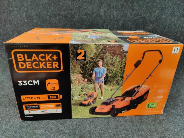 1088233-1 Gräsklippare Black & Decker BCMW3318L2-QW 18V