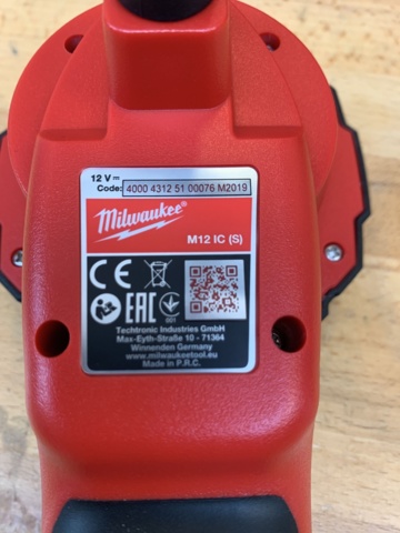 1036780-4 Milwaukee M12 IC inspection camera
