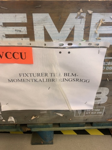 1035218-3 Fixture for torque calibration rig