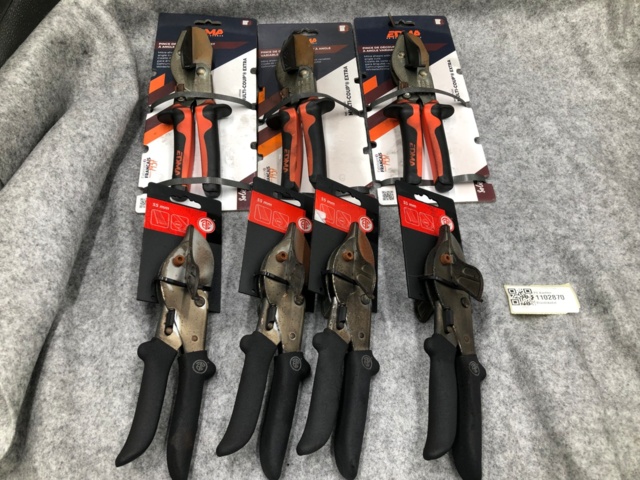 1102870-1 4 pcs ETC miter scissors + 3 pcs molding scissors - Shipping included