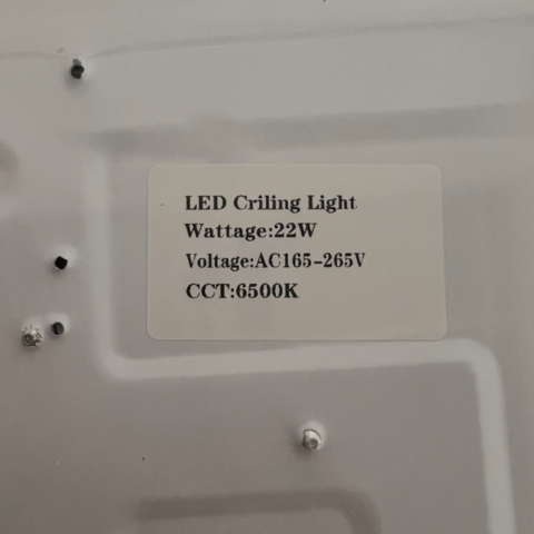 1105431-6 Ceiling lamp 22W