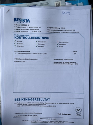 1051225-58 Step car Scania P114GB4X2NB340 -2002 177578.7 km Repair object