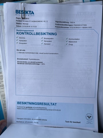 1051225-60 Step car Scania P114GB4X2NB340 -2002 177578.7 km Repair object