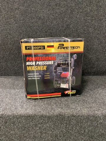 1098324-2 High pressure washer Powertech PT3000PSI - petrol powered