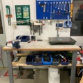 1035886-2 Workbench with flat table & tool board