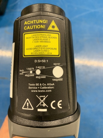 1036808-3 Testo 835-T2 IR thermometer