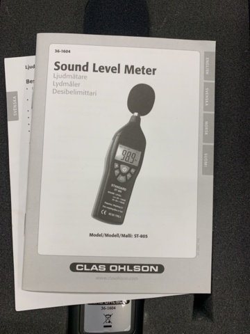 1036813-4 Standard ST-805 sound meter