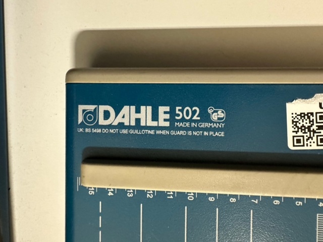 1071120-2 2 cutting machines Dahle 502 and Dahle 534