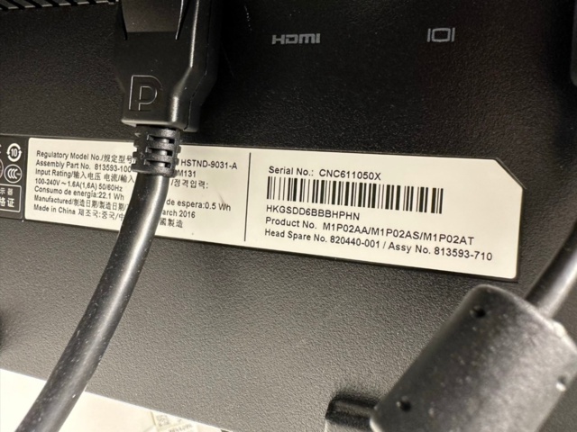 1071126-3 Monitor Hp EliteDisplay E242 Monitor