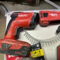 1071180-19 Hilti tools several screwdrivers, circular saw, dust extractor, charger etc