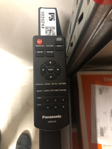 1035244-6 Panasonic TH-65EQ1W 65" TV