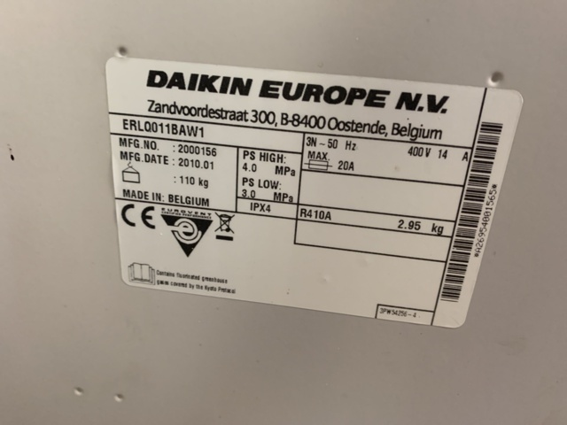 992754-6 Air-water heat pump Daikin Altherma