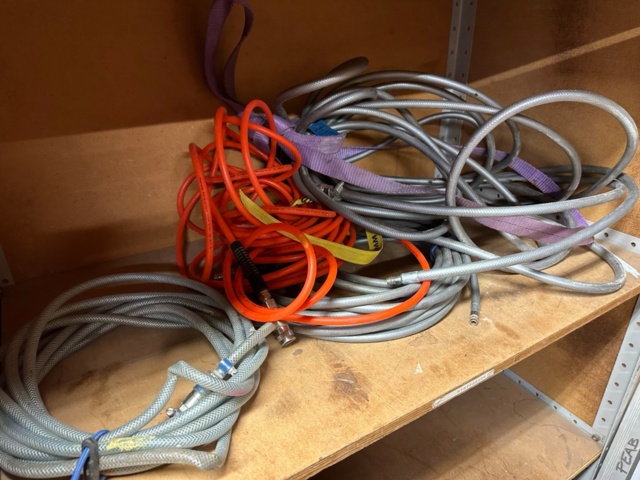 1071253-11 8 nail/dive guns and some air hoses