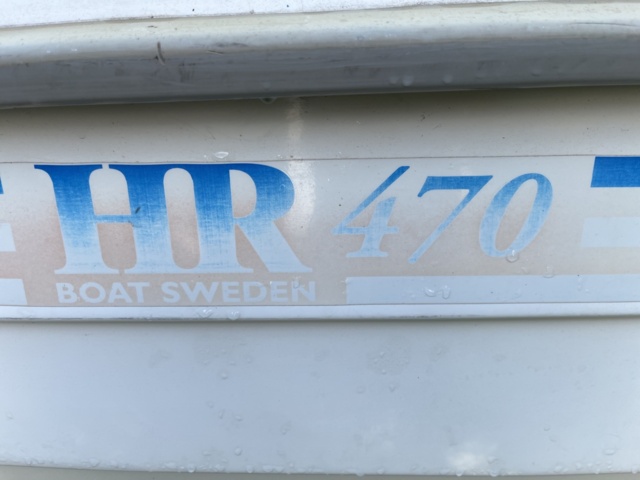 1085743-6 Boat HR 470 Mercury engine 20hp