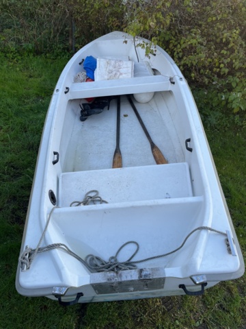 1085743-7 Boat HR 470 Mercury engine 20hp