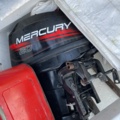 1085743-23 Boat HR 470 Mercury engine 20hp