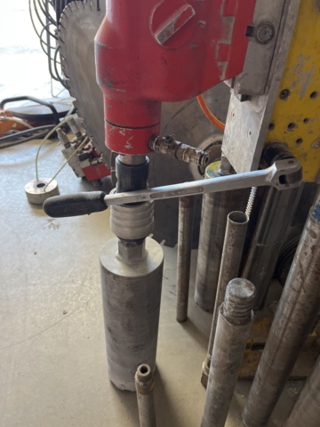 1064774-15 Core drilling machine Weka DK 22 with stand