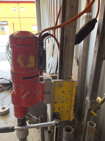 1064774-16 Core drilling machine Weka DK 22 with stand