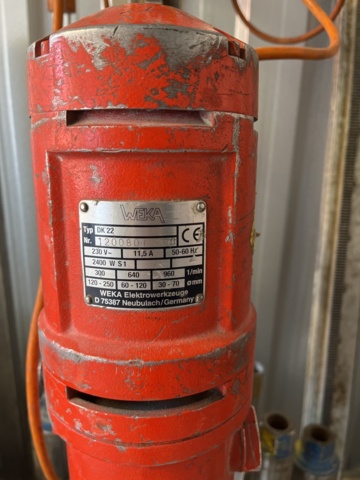 1064774-20 Core drilling machine Weka DK 22 with stand