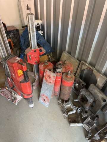 1064778-1 Core drilling machine with stand and accessories Hilti DD-CA-M