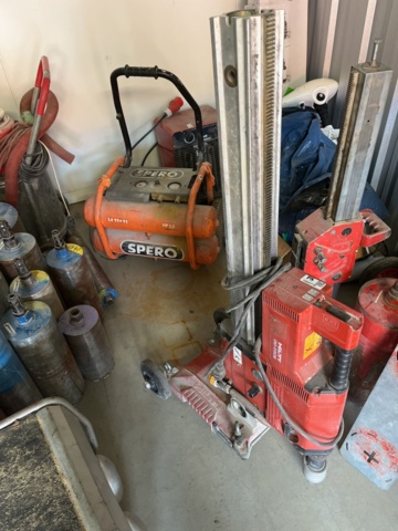 1064778-3 Core drilling machine with stand and accessories Hilti DD-CA-M