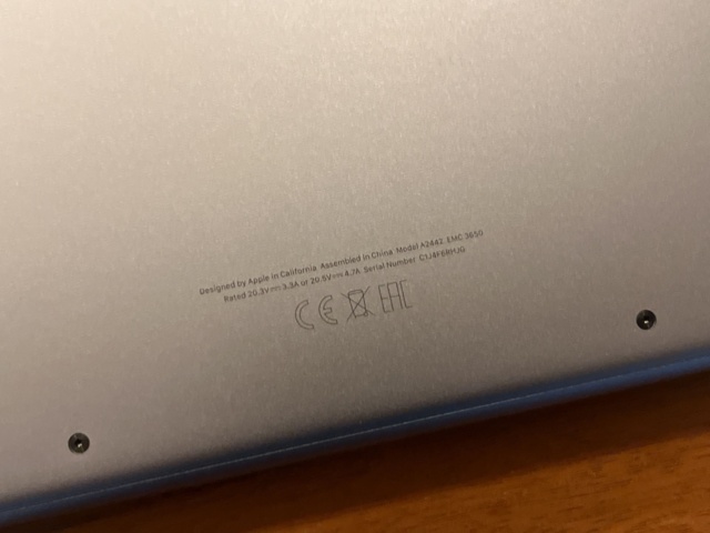 1105991-9 MacBook Pro M1 14", 16GB / 500GB