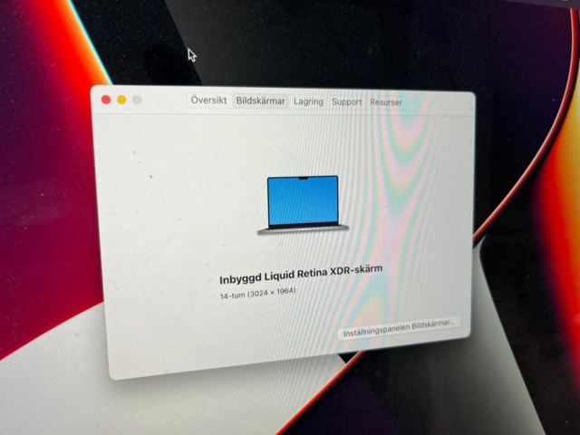 1105991-5 MacBook Pro M1 14", 16GB / 500GB