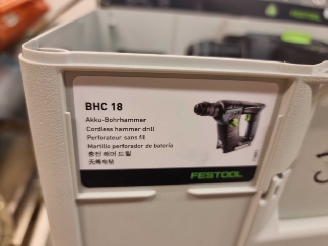 992206-3 Hammer drill Festool Bhc 18