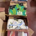 1078416-11 200 cartons with fabric, various different colors and patterns