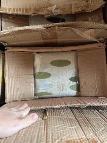 1078416-15 200 cartons with fabric, various different colors and patterns