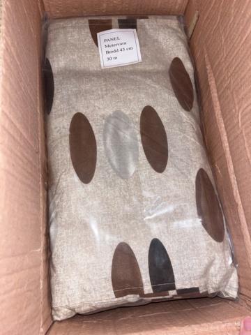 1078416-26 200 cartons with fabric, various different colors and patterns