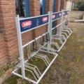 1060370-3 3 bicycle racks with padlocks
