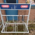1060370-5 3 bicycle racks with padlocks