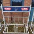 1060370-6 3 bicycle racks with padlocks