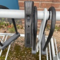 1060370-13 3 bicycle racks with padlocks