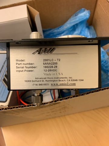 1035261-3 AMI 2001LC Oxygen Analyzer.