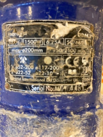 1106177-3 Handheld drill motor Marcrist DDM2 2-speed