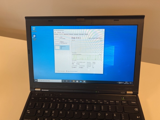 958505-3 Laptop Lenovo ThinkPad X230 i7/8GB/160GBSSD/Win10Pro
