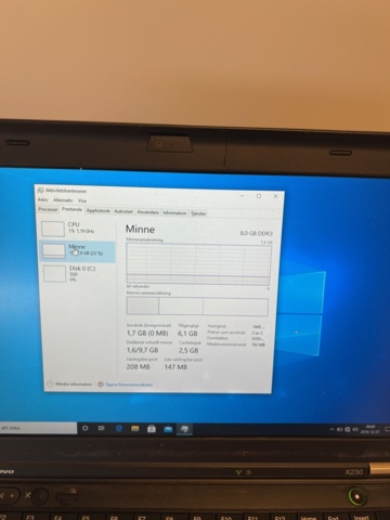 958505-10 Laptop Lenovo ThinkPad X230 i7/8GB/160GBSSD/Win10Pro