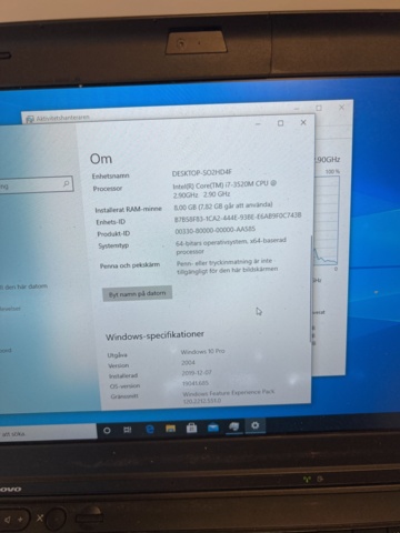 958505-13 Laptop Lenovo ThinkPad X230 i7/8GB/160GBSSD/Win10Pro