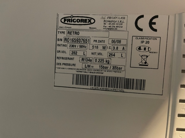 1069275-2 Beverage cooler Frigorex Retro