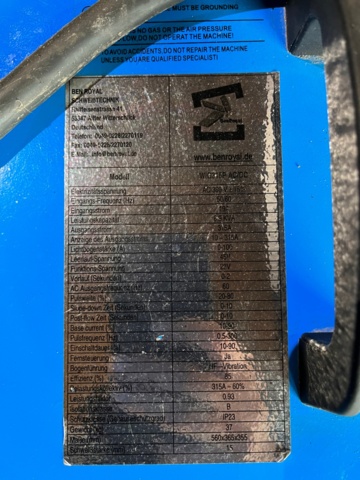 1107745-7 Welding Stahlwerk Ac/dc wig315p