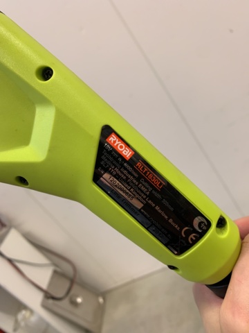 993282-5 Grass trimmer battery powered Ryobi RLT1830Li