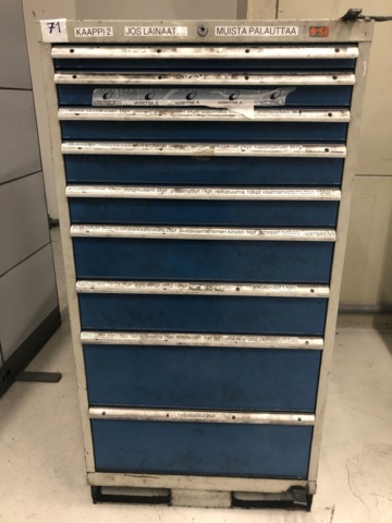 1107879-7 Metallilaatikosto - Ei pohjahintaa