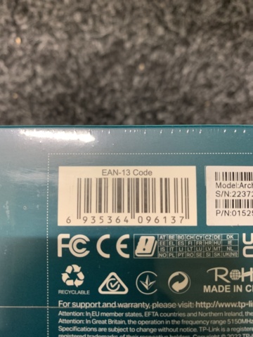 1054575-4 Wireless headphones Sony WH-CH520 & Network card TP-Link Archer T9UH