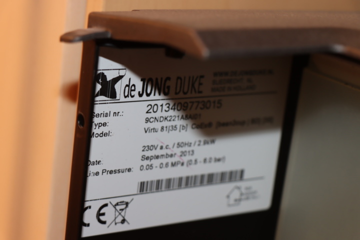 1108578-5 Coffee machine De Jong Duke (Cafe Bar)