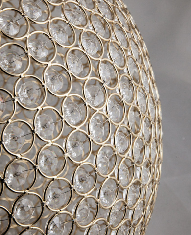 1108499-3 Bling bling ceiling lamp with crystal prisms