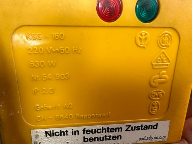 1071380-2 Mirror weld Geberit KSS 160